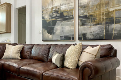 Inspiration for a living room remodel in Austin