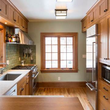Stainless steel meets traditional Craftsman