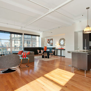 NYC Living/Family/Den Rooms by Designed to Appeal
