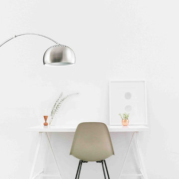 Modern Studio LED Arc Arch Arco Fishing Rod Black Marble base Floor Lamp