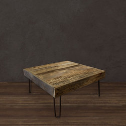 Reclaimed Wood Square Coffee Table - Coffee Tables