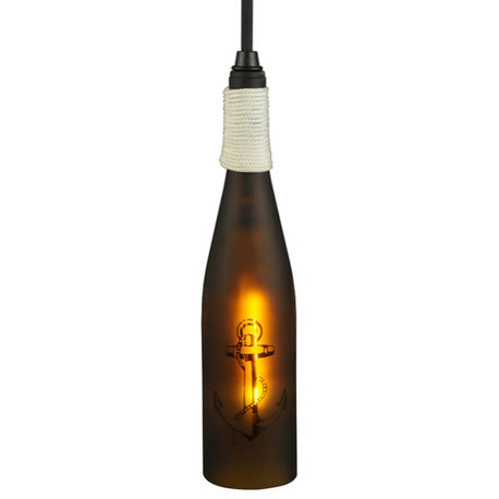 3W Coastal Collection Anchor Wine Bottle Mini Pendant
