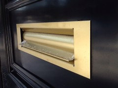 Diy mail slot draft stopper