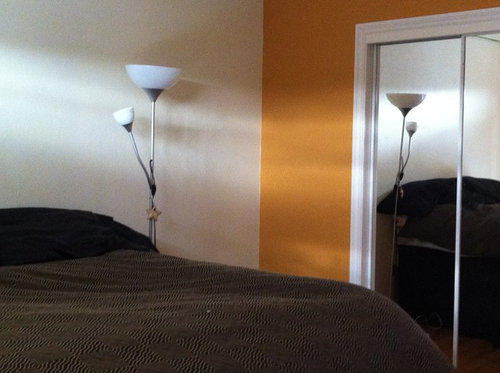 To Or Too Much Use Orange Red Accent Wall Bedroom