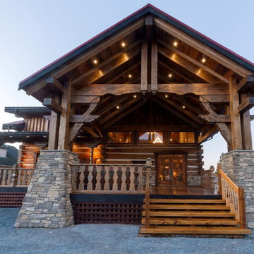 Big Rock Log Home