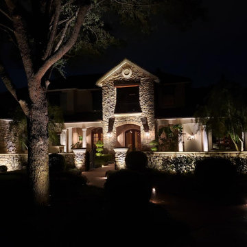 Estate Front Yard Lighting