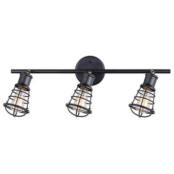 Canarm IT611A03 Otto 3 Light 24"W Fixed Rail - Ceiling or Wall - Graphite