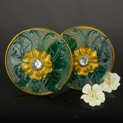 2 Colors QYN09 Curtain Tieback Holdbacks in Yellow Color - Window Treatment Accessories