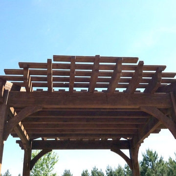 Family Size | Round Roof Custom Pergola