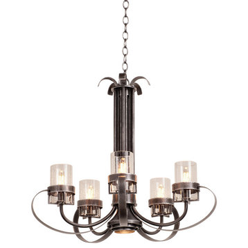 Bexley 28x26" 6-Light Transitional Chandelier by Kalco