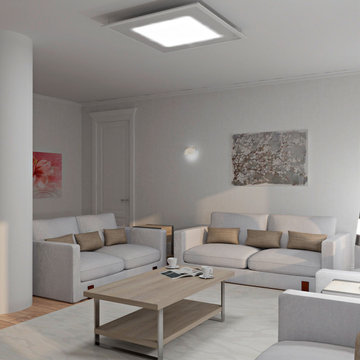 Before&After Design Project of the Living Room in Modern Classic Style