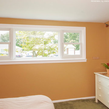 Lovely Bedroom with New White Windows - Renewal by Andersen Greater Toronto