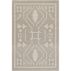 Linon Indoor Outdoor Washable Apia Polyester Area 5'x7' Rug in