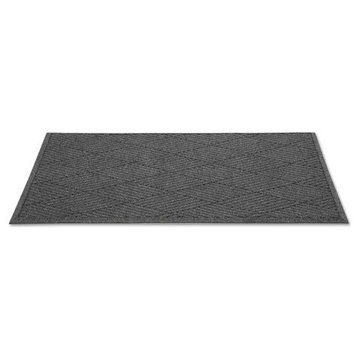 Ecoguard Diamond Floor Mat, Rectangular, 36x120, Charcoal