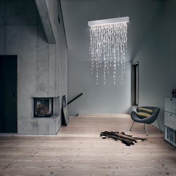 Crystalline Icicles with Clear Crystals From Swarovski