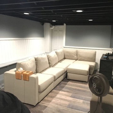 Fresh Look For A Newly Renovated Basement