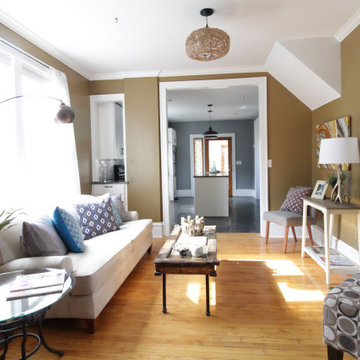 Updated Turn of the Century home Staged to highlight the the lighter elements