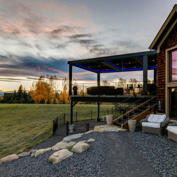 Upper Deck StruXure Pergola with Phantom Screens & Multi Colour Lights