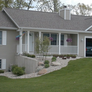 Landscapes and retaining walls