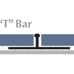 "T" Bar - 1/8" reveal - Tile