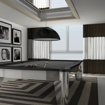 Chrome Pool Tables by MITCHELL Pool Tables