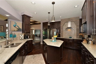 Example of a kitchen design in Calgary