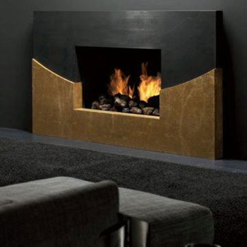 Hand Carved Stone fireplace mantels
