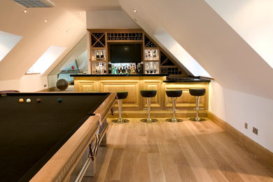 Traditional home bar in Cheshire.