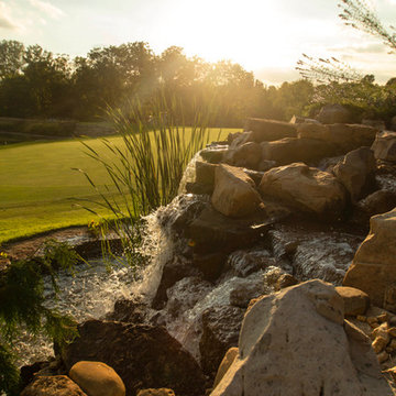Golf Course Waterfall Feature