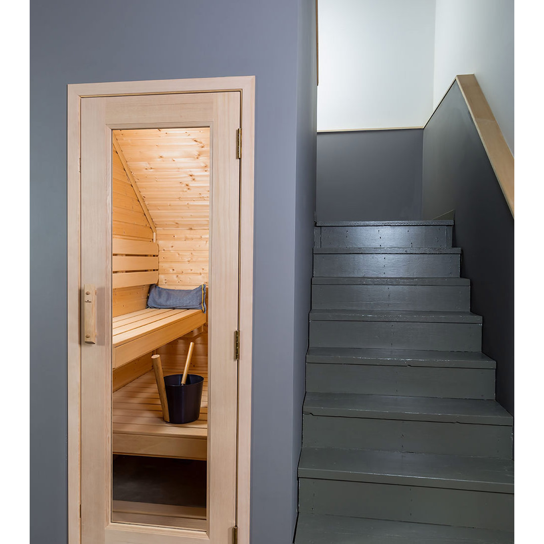 Sauna Under a Stairway