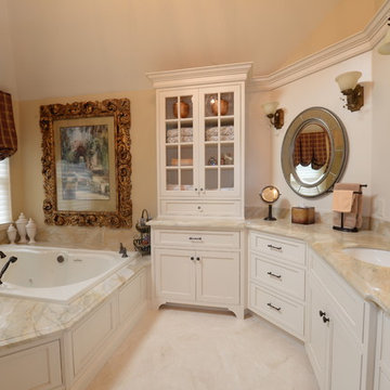 Spacious master bath