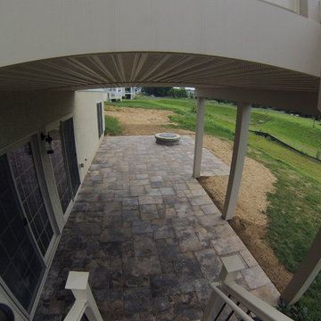 Travertine Patio project