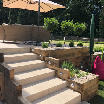 Caterham tiered garden