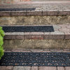 Fleur De Lys Stair Tread Recycled Rubber Doormat (Set of 3 mats)