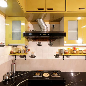 Luxury Modular Kitchen in Garcha Kolkata | BWR Plywood & Hettich Hardware