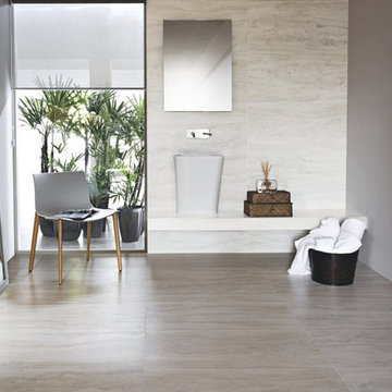 Bello Travertino Navona Bianco Porcelain Tile