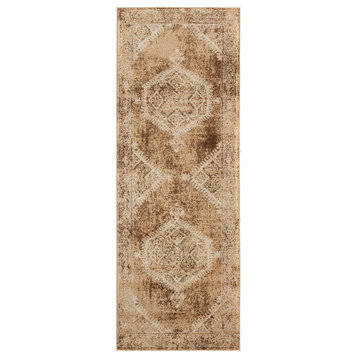 Marrakesh Sultana Rug, Light Brown (3801-30352), 2'7"x7'2"