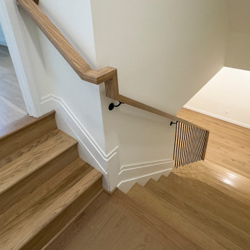 Project #144 | Slightly Curved Transitional Staircase