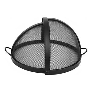 Master Flame 24 Diameter Fire Pit Screen Pivot Model Carbon