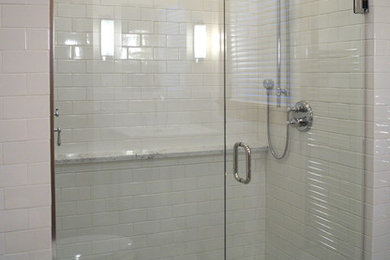 Inspiration for a transitional bathroom remodel in Cedar Rapids