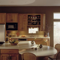 Corian&reg; Raffia countertops provide a beautiful sheen. - Kitchen Countertops