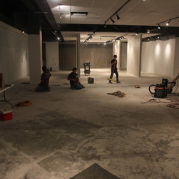 Commercial new construction - Pacific Design Center (West Hollywood) - Hardwood Flooring