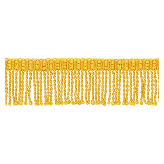 3 inch Long White Thin Bullion Fringe Trim / Style#Bft3 / Color: First Snow - A1 / Sold by The Yard