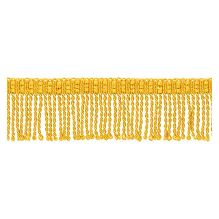 Frangia A Fili Dorati DecoPro 5 Cm – BFT2 Colore B7, Venduta A Yard (0,9m)