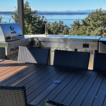 Outdoor Kitchen on Fox Island