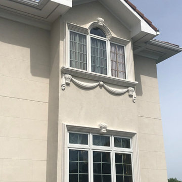 Stucco and architectural ornaments installation in South Barrington