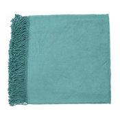 Surya 50" x 67" Indoor Throw Blanket From The Tian Tian Collection