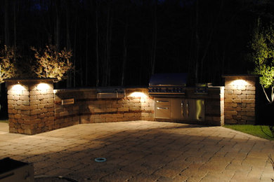 Outdoor kitchen lighting in North Royalton OH.