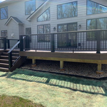 TimberTech Mocha Deck with Octagon in Wheaton, IL