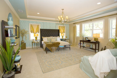 Example of a bedroom design in Jacksonville